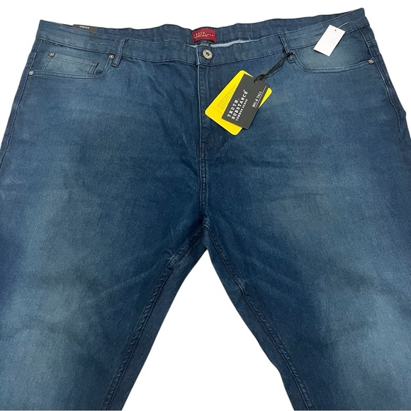 Truth Substance Men's Blue Jeans Relaxed Fit - Picture 2 of 7